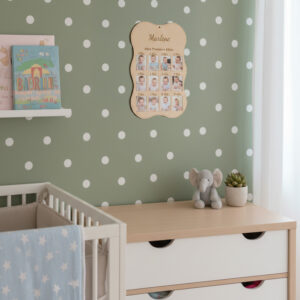 cadre photo évolutifs personnalisable de votre enfant de 1 à 12 mois