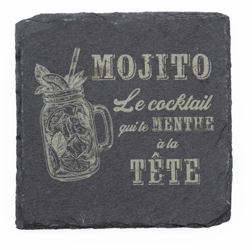 dessous de verre personnalisé par gravure laser pour les rendre unique