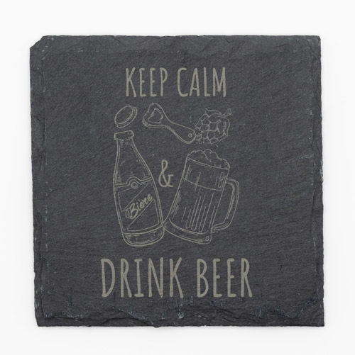 dessous de verre personnalisé par gravure laser pour les rendre unique