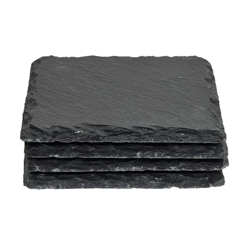 dessous de verre en ardoise à personnaliser par gravure laser pour rendre votre décoration unique