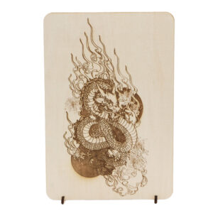 Plaque en bois personnalisée gravée – Décoration murale sur mesure (image, dessin, texte)