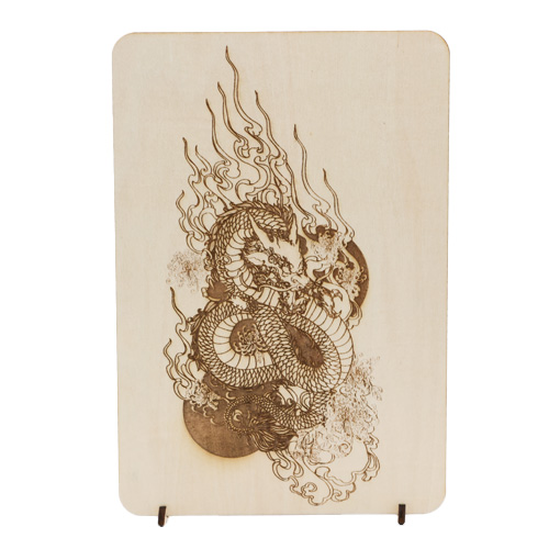 Plaque en bois personnalisée gravée – Décoration murale sur mesure (image, dessin, texte)