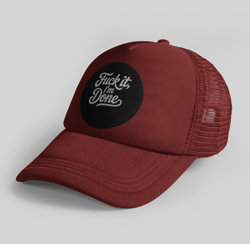 Patch de casquette personnalisable autocollant par gravure laser pour avoir un style unique