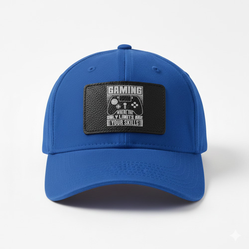 Patch de casquette personnalisable autocollant par gravure laser pour avoir un style unique