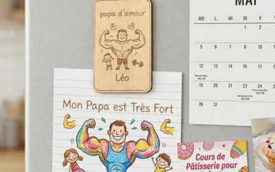 Cadeau personnalisé fête des pères, Idées originales gravure laser