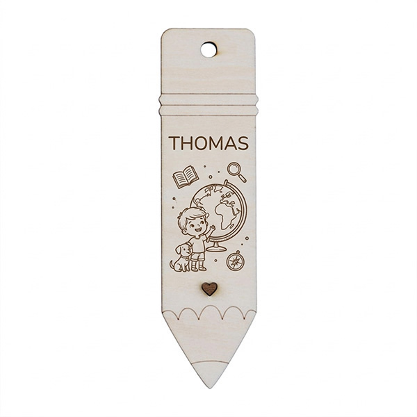 marque page personnalisé rentrée scolaire fourniture pour la lecture