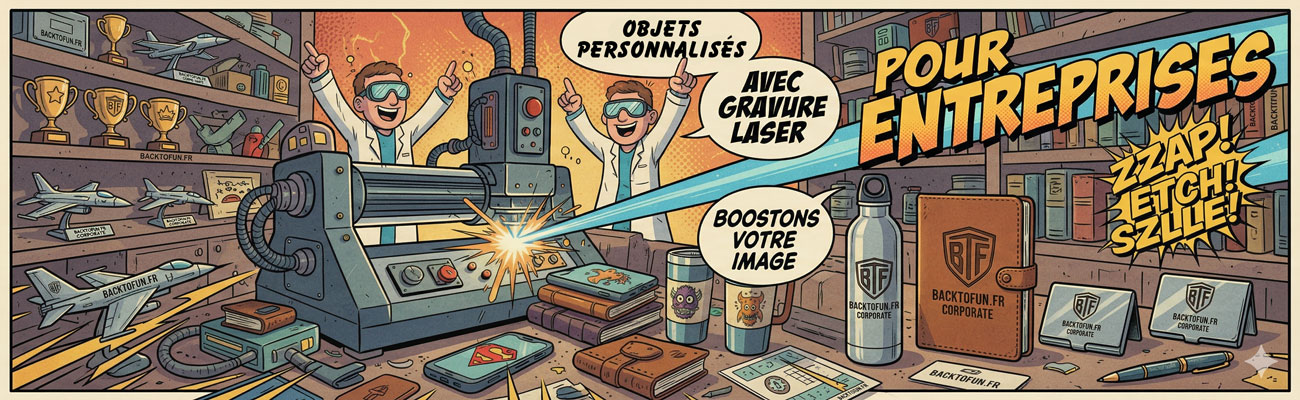 Objets personnalisés par gravure laser pour entreprises