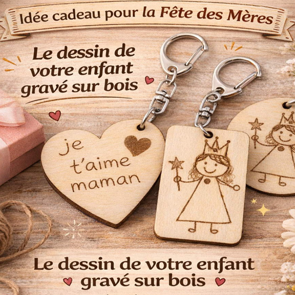 Cadeau fête des mères personnalisé : idées uniques avec gravure