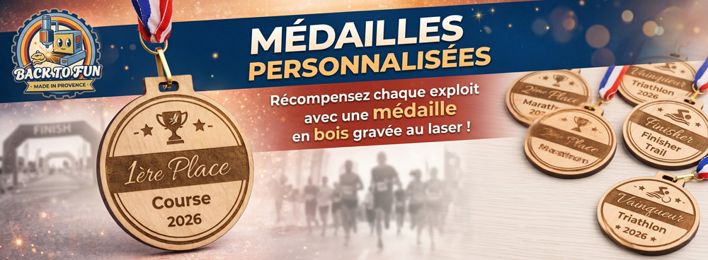 médailles et trophées personnalisée Aix-en-Provence