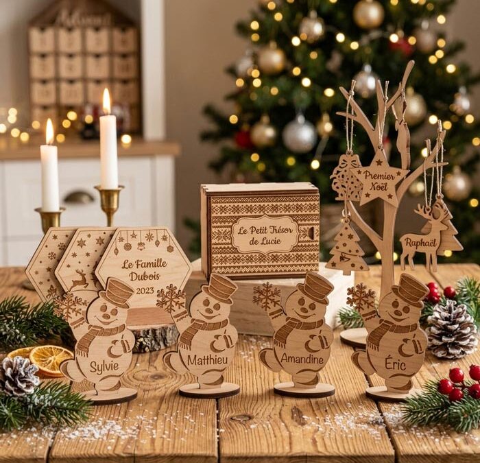 Décorations de Noël personnalisées en bois | Back To Fun